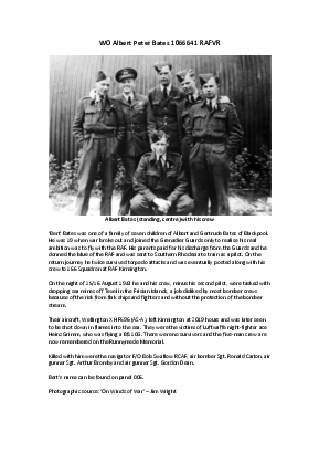 A preview of a PDF biography for Bates, Albert Peter